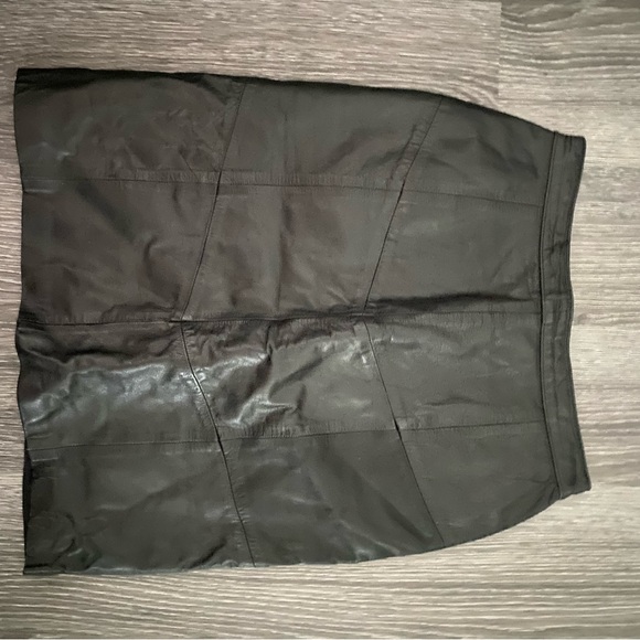 West Bay Black leather skirt Size 6 - Picture 2 of 4